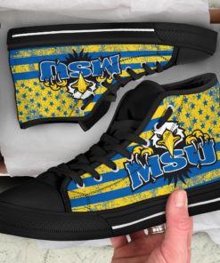 NCAA Morehead State Eagles Canvas High Top Shoes