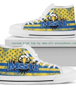 NCAA Morehead State Eagles Canvas High Top Shoes