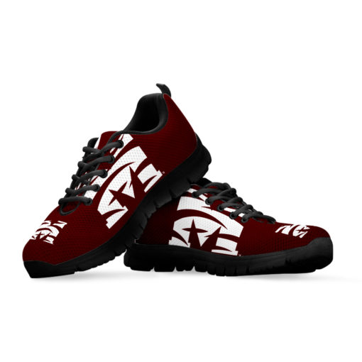 NCAA Morehouse Maroon Tigers Breathable Running Shoes - Sneakers