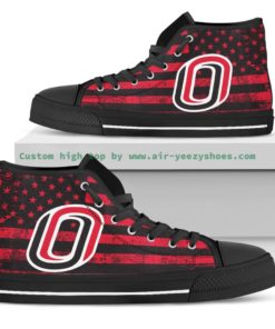NCAA Nebraska Omaha Mavericks High Top Shoes