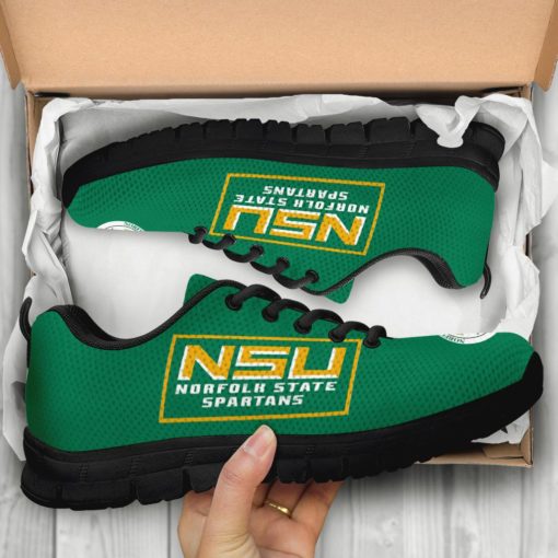 NCAA Norfolk State Spartans Breathable Running Shoes