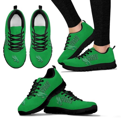 NCAA North Texas Mean Green Breathable Running Shoes