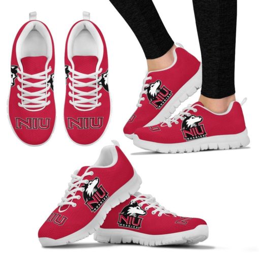 NCAA Northern Illinois Huskies Breathable Running Shoes - Sneakers