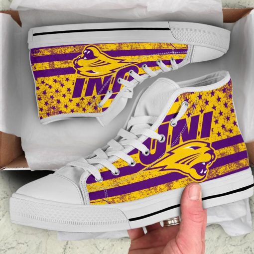 NCAA Northern Iowa Panthers High Top Shoes