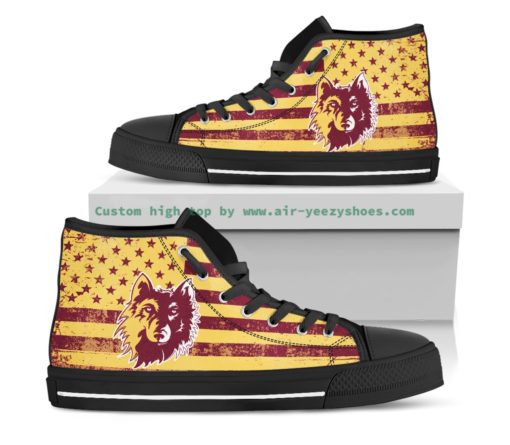 NCAA Northern State University Wolves High Top Shoes