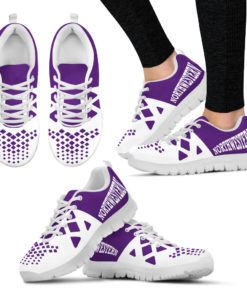 NCAA Northwestern Wildcats Breathable Running Shoes AYZSNK214