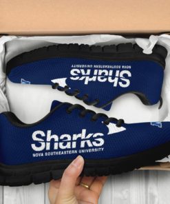 NCAA Nova Southeastern Sharks Breathable Running Shoes