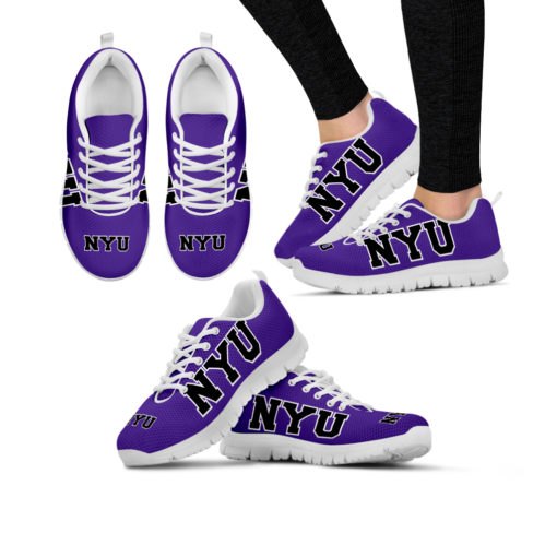 NCAA NYU Violets Breathable Running Shoes