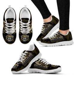 NCAA Oakland Golden Grizzlies Breathable Running Shoes - Sneakers