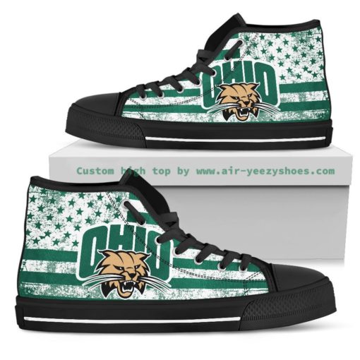 NCAA Ohio Bobcats High Top Shoes