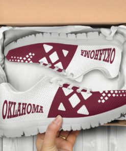 NCAA Oklahoma Sooners Breathable Running Shoes - Sneakers AYZSNK214