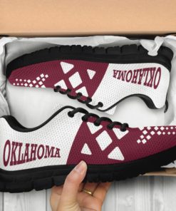 NCAA Oklahoma Sooners Breathable Running Shoes - Sneakers AYZSNK214