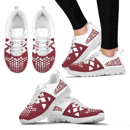 NCAA Oklahoma Sooners Breathable Running Shoes – Sneakers AYZSNK214