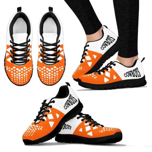 NCAA Oklahoma State Cowboys Breathable Running Shoes – Sneakers AYZSNK214
