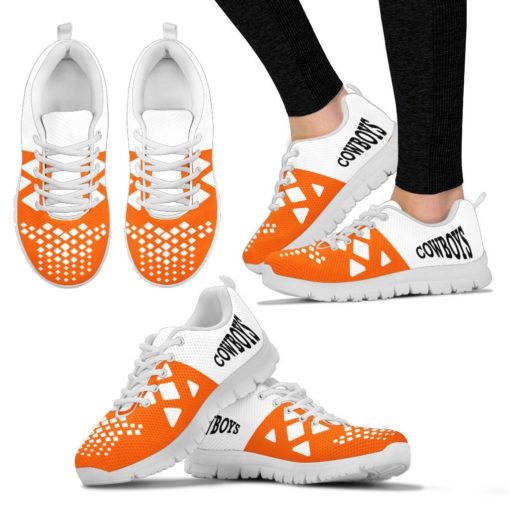 NCAA Oklahoma State Cowboys Breathable Running Shoes – Sneakers AYZSNK214