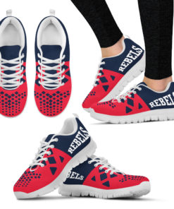 NCAA Ole Miss Rebels Breathable Running Shoes – Sneakers AYZSNK214