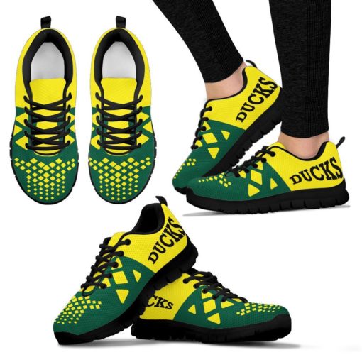 NCAA Oregon Ducks Breathable Running Shoes - Sneakers AYZSNK214