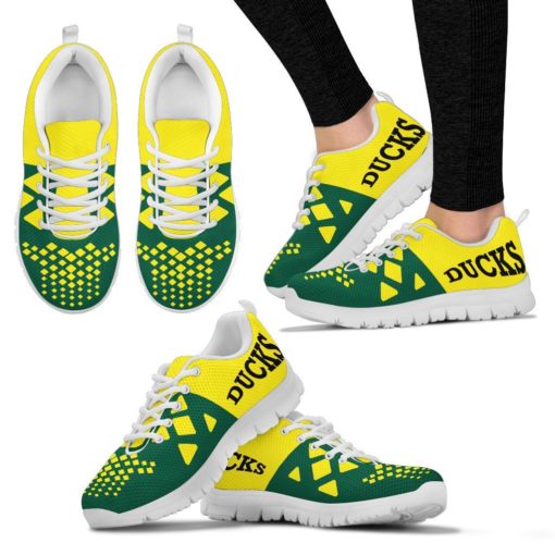NCAA Oregon Ducks Breathable Running Shoes - Sneakers AYZSNK214
