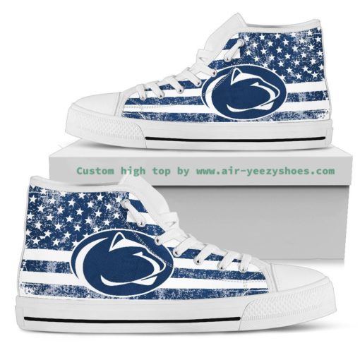 NCAA Penn State Nittany Lions Canvas High Top Shoes