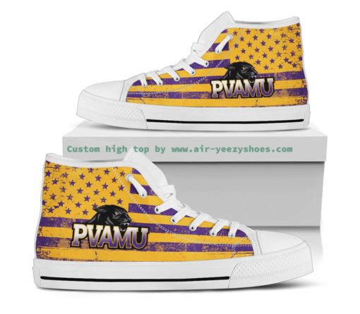 NCAA Prairie View A&M Panthers High Top Shoes