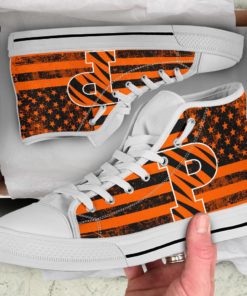 NCAA Princeton Tigers Canvas High Top Shoes