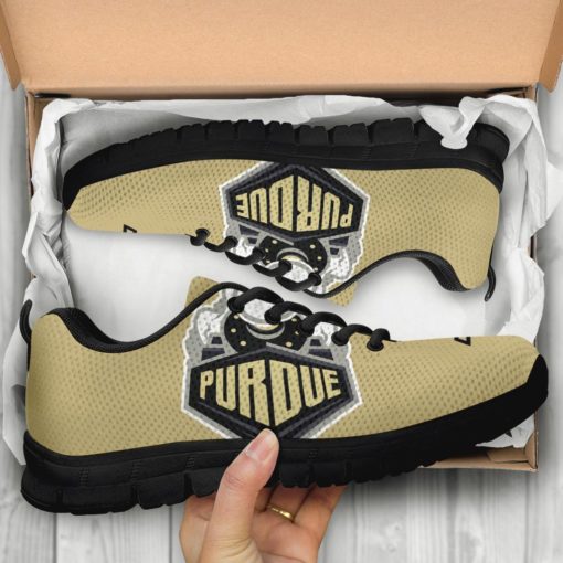 NCAA Purdue Boilermakers Breathable Running Shoes