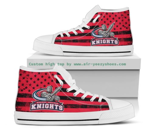 NCAA Queens College Knights High Top Shoes