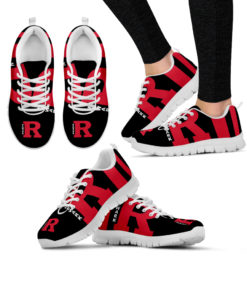 NCAA Rutgers Newark Scarlet Raiders Breathable Running Shoes - Sneakers