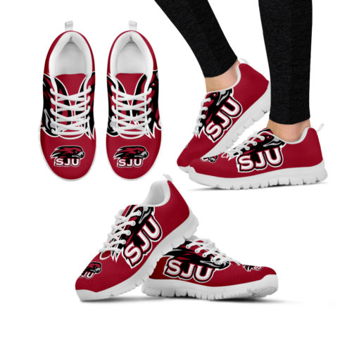 NCAA Saint Joseph's Hawks Breathable Running Shoes - Sneakers