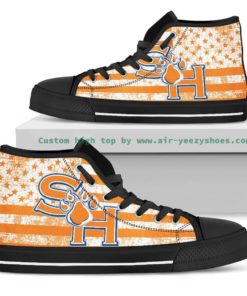 NCAA Sam Houston State Bearkats Canvas High Top Shoes