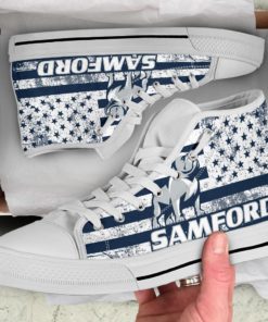 NCAA Samford Bulldogs High Top Shoes