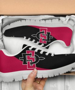 NCAA San Diego State Aztecs Breathable Running Shoes - Sneakers