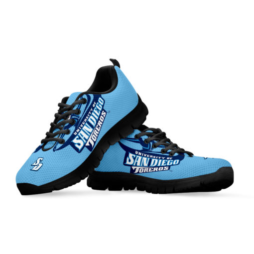 NCAA San Diego Toreros Breathable Running Shoes