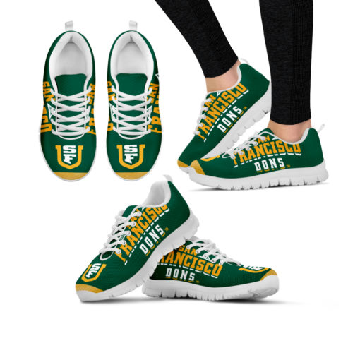 NCAA San Francisco Dons Breathable Running Shoes – Sneakers