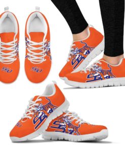 NCAA Savannah State Tigers Breathable Running Shoes - Sneakers