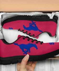 NCAA SMU Mustangs Breathable Running Shoes