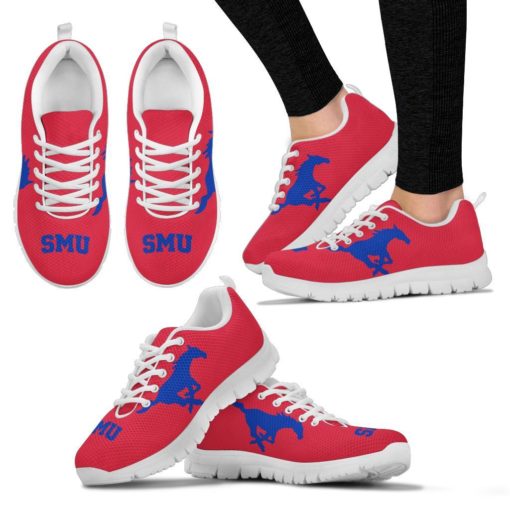 NCAA SMU Mustangs Breathable Running Shoes