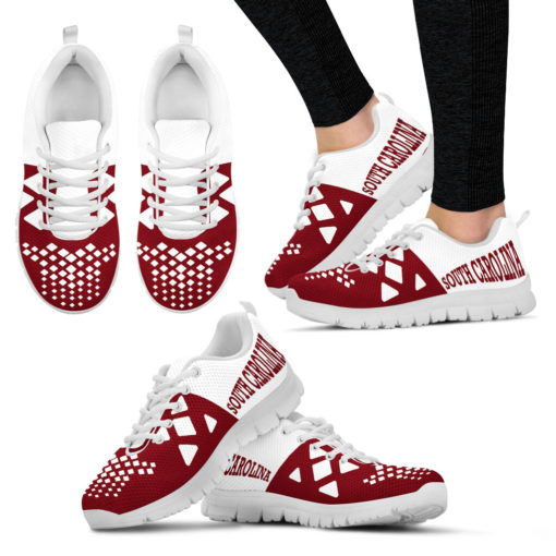 NCAA South Carolina Gamecocks Breathable Running Shoes – Sneakers AYZSNK214
