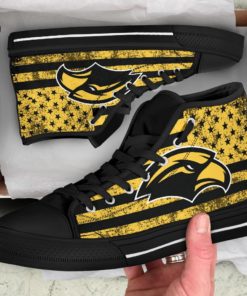 NCAA Southern Miss Golden Eagles High Top Canvas Shoes