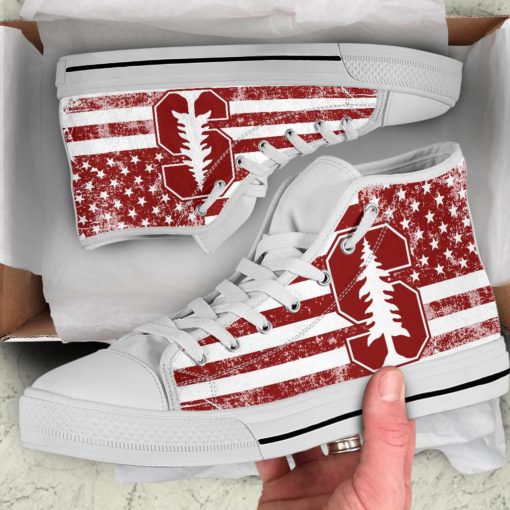 NCAA Stanford Cardinal Canvas High Top Shoes