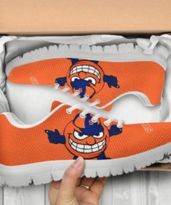 NCAA Syracuse Orange Breathable Running Shoes - Sneakers