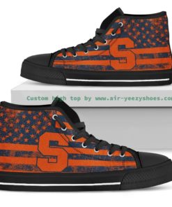 NCAA Syracuse Orange Canvas High Top Shoes