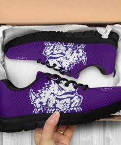 NCAA TCU Horned Frogs Breathable Running Shoes