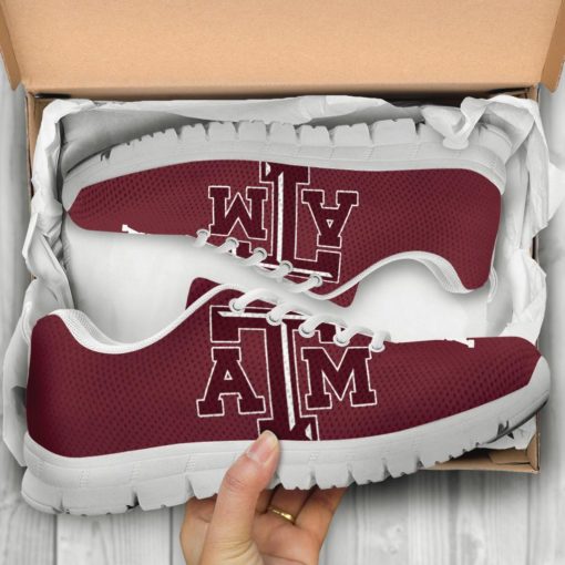 NCAA Texas A&ampampM Aggies Breathable Running Shoes