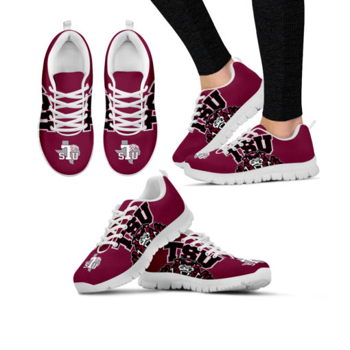 NCAA Texas Southern Tigers Breathable Running Shoes