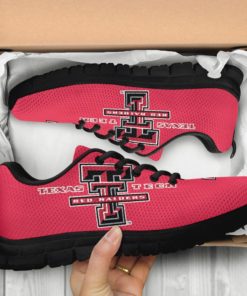 NCAA Texas Tech Red Raiders Breathable Running Shoes - Sneakers
