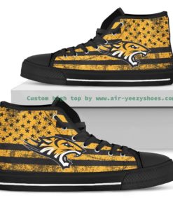 NCAA Towson Tigers High Top Canvas Shoes