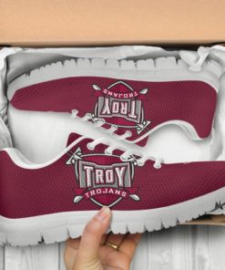 NCAA Troy Trojans Breathable Running Shoes - Sneakers