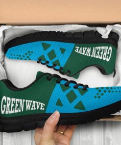 NCAA Tulane Green Wave Breathable Running Shoes AYZSNK217
