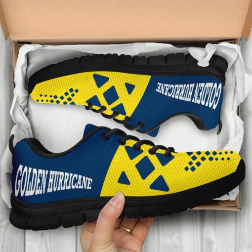 NCAA Tulsa Golden Hurricane Breathable Running Shoes AYZSNK214